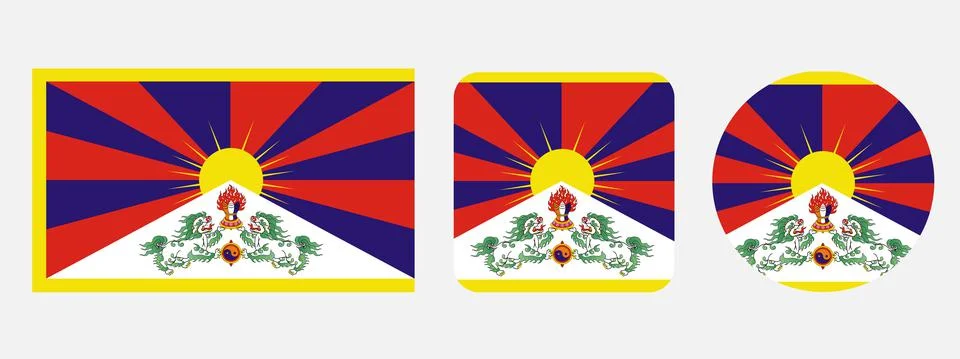 Flag, vector illustration Stock Illustration