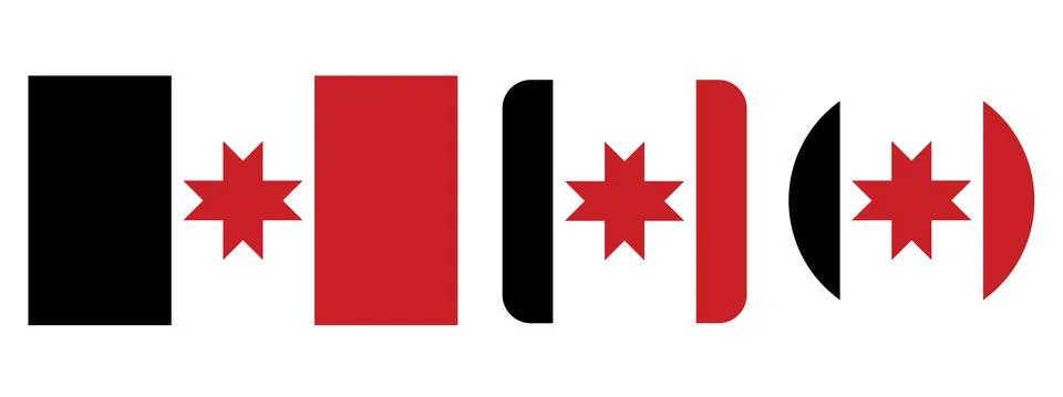 Flag, vector illustration Stock Illustration