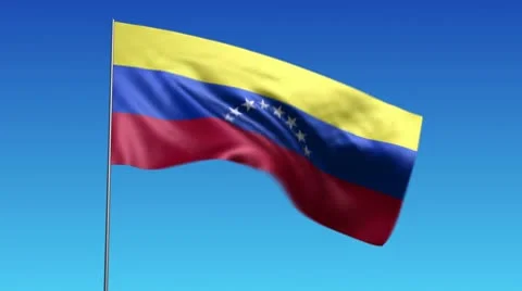 Flag of Venezuela Stock Footage 10796131