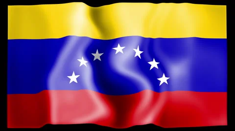 Flag of Venezuela Stock Footage 46628026