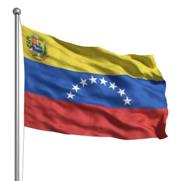 Flag of venezuela Stock Illustration