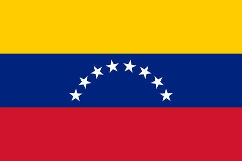 Flag of Venezuela Illustrazione stock