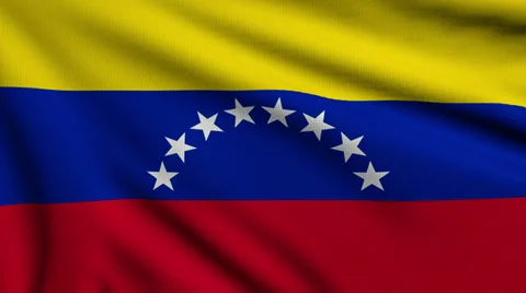 Flag of Venezuela looping Video stock 29662343