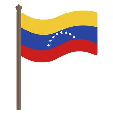 Flag of Venezuela. Vector illustration. Illustrazione stock