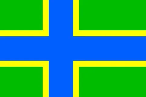 Flag of Vepsia Stock Illustration