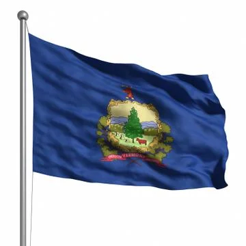 Flag of vermont Stock Illustration