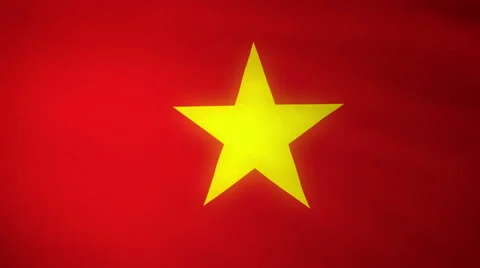 Flag Vietnam 04 Stock Footage 61690568