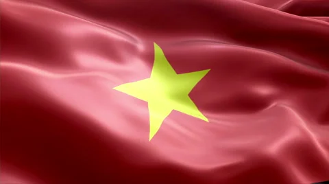 Flag Vietnam Video stock 47786422