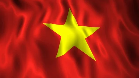 Flag Vietnam Stock Footage 128180186