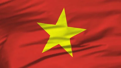 Flag of Vietnam Stock Footage 149001447