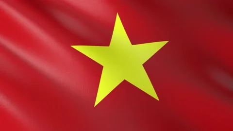 Flag of Vietnam Stock Footage 151734257