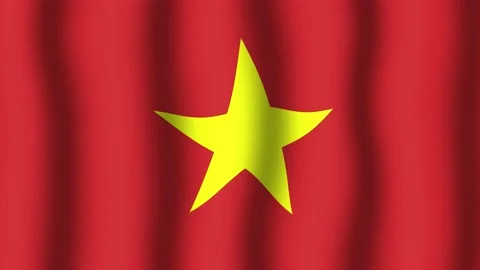 Flag of Vietnam Stock Footage 175892021