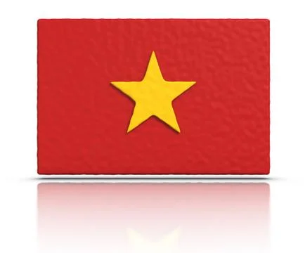 Flag of vietnam Stock Illustration