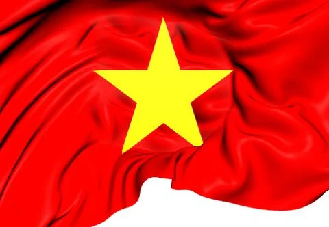 Flag of vietnam Stock Illustration