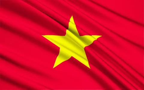 Flag of Vietnam Stock Illustration