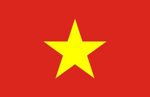 Flag of Vietnam Stock Illustration