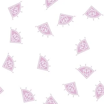 Flag viking glyph seamless pattern Stock Illustration
