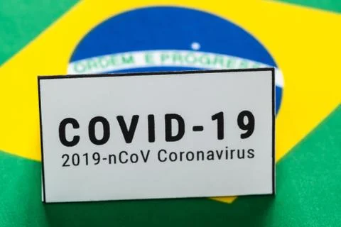 Flag virus 2019-ncov outbreak covid-19, illustration covid19. Stock Illustration