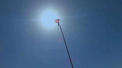 FLAG WAIVING IN SLOWMOTION Stock Footage 150691668