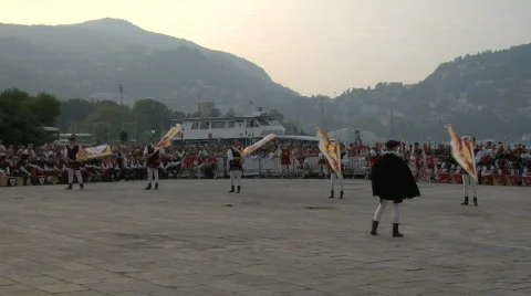 Flag-wavers 03 Stock Footage 94219