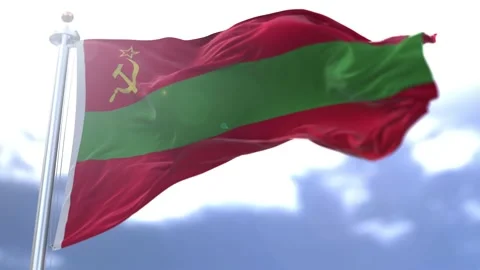 Flag waving against the sky Vidéo 163018012