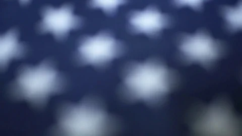 Flag Waving Pole POV Stock Footage 75657837