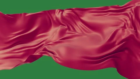 Flag Waving With Wind Motion Graphic Overlay Stock Footage 338016414