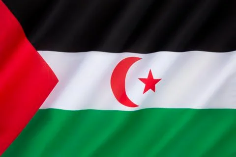 Flag of Western Sahara Stock Photos