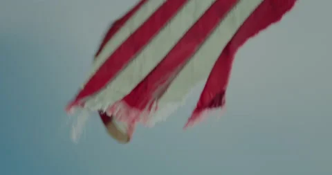 Flag in Wind - Clip 003 Stock Footage 163864211
