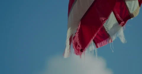 Flag in Wind - Clip 005 Stock Footage 163874471
