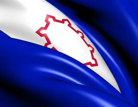 Flag of winschoten Stock Illustration