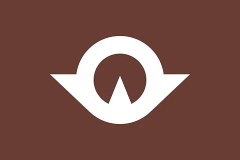 Flag of Yamaguchi Prefecture Stock Illustration