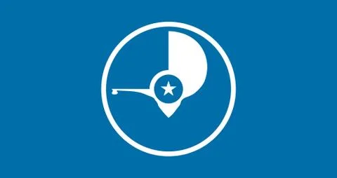 Flag of Yap. Vector illustration. World flag Stock Illustration