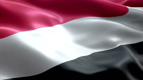 Flag Yemen Video stock 47787175