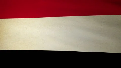 Flag Yemen Stock Footage 61257620
