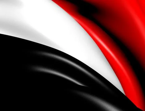 Flag of yemen Stock Illustration