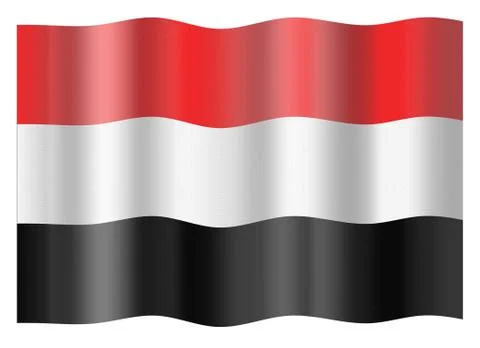 Flag of Yemen Stock Illustration