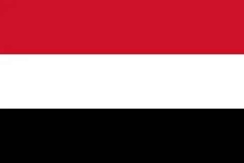 Flag of yemen Stock Illustration