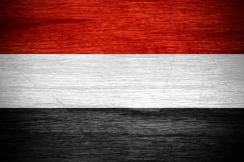 Flag of Yemen Illustrazione stock