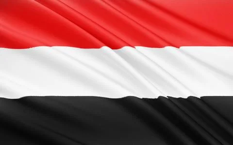 Flag of Yemen Stock Illustration
