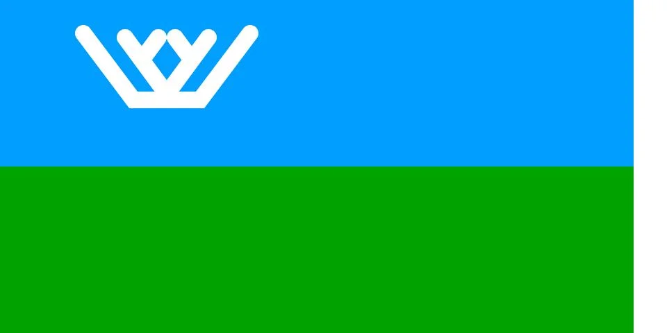 Flag of Yugra Stock Illustration