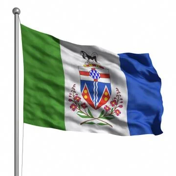 Flag of yukon Stock Illustration