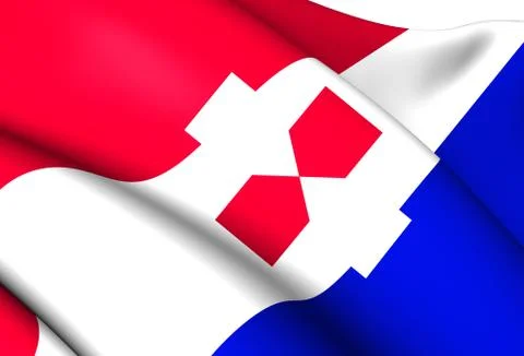 Flag of zaanstad Stock Illustration