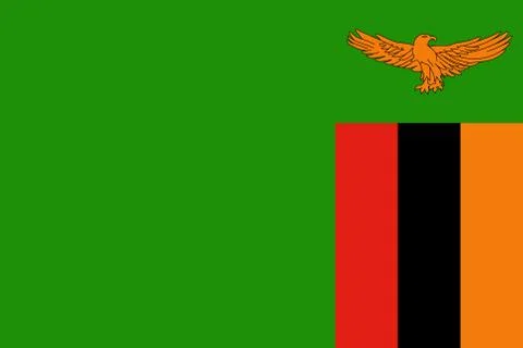Flag of Zambia Stock-Illustration