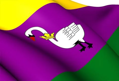 Flag of zijpe Stock Illustration