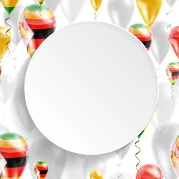 Flag of Zimbabwe Stock Illustration