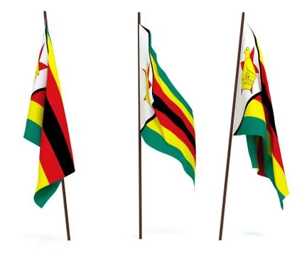 Flag of Zimbabwe Stock Photos