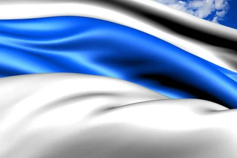 Flag of zug Stock Illustration