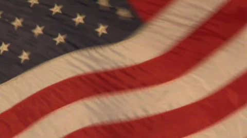 FlagClose Stock Footage