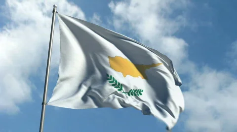 FlagCyprus2 Stock Footage 482719